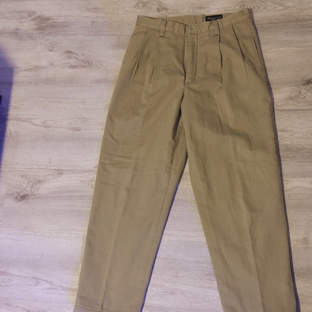 Fleece lined Eddie Bauer khakis